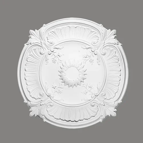 Rozeta - průměr 752 mm, hloubka 40 mm, maximální šířka řezaného otvoru 80 mm