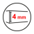 4 mm