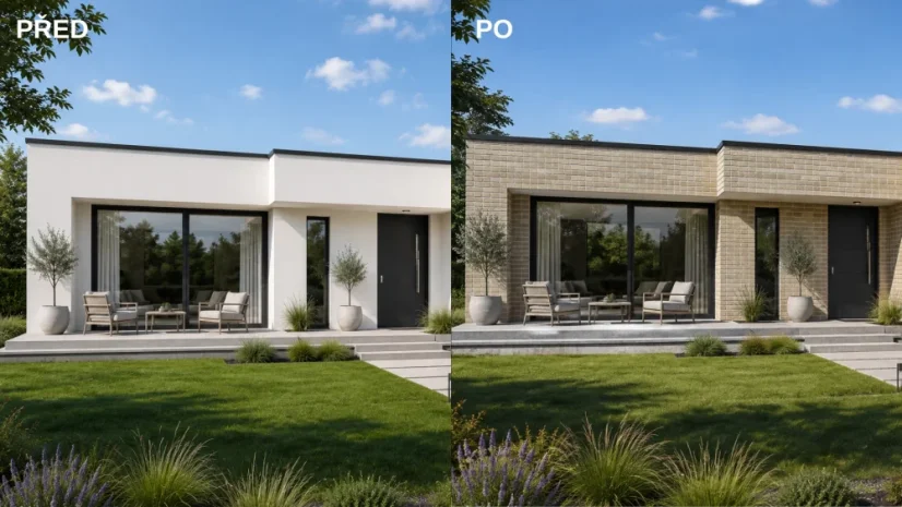 Cihlový obklad, Z BETONU, CAMBRIDGE 12, hnědošedá, 208 x 63 mm, tloušťka 12-18 mm, 0.91 m2
