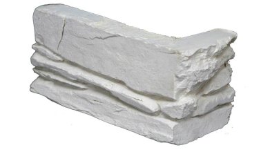 Rohový obklad -  SHALE BÍLÝ