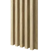 Drevené lamely ŠIROKÉ na LAMINOVANEJ doske (MDF), EURÓPSKY DUB CPL, 46 x 300 x 2750 mm (0,825 m2)
