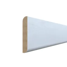 Stropní lišta - BÍLÁ BOROVICE, 2800 x 45 x 8 mm
