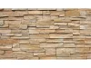 Betonový obklad, Z BETONU, GRENADA 7, světle hnědá, 550 x 117 mm, tloušťka 22-38 mm, 0.32 m2