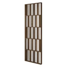 Dělící příčka JAPANDI, 520-2720 x 1800-2750 mm, (MDF), OŘECH