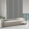 Akustický panel ACOUSTIC LINE - glacier grey | čierna, 2650 x 245 x 22 mm, lamely MDF + FINISH FOLIE, akustický podklad FILC