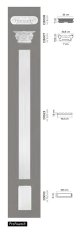 Pilaster - 165 x 2000 x 18 mm