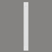 Lišta k orámování - tvrdý plast ProFoam® (Polyuretan), základní bílý nátěr (přetíratelný), 197 x 2000 x 20 mm