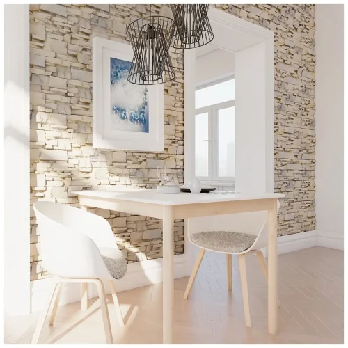 Kamenný obklad, Z BETONU, ARCTIC 1, béžová, 93 x 200 - 340 mm, tloušťka 8 - 23 mm, 0.49 m2