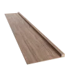 Designový obkladový panel JAPANDI (MDF), OŘECH DÝHA, 24 x 300 x 2750 mm (0,825 m2)