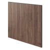 Lamelový panel MOJAVE - DÝHA Z AMERICKÉHO OŘECHU, 600 x 600 x 11 mm, ČERNÝ MDF PANEL