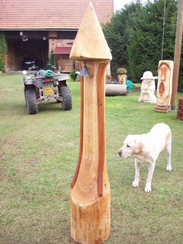 Zvonička 27 dřevořezba 170 cm