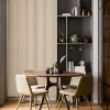 LINEA SLIM 1 dřevěná lamela na desce - dub | bílá, 2650 x 54 x 30 mm