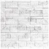 Kamenný obklad, ZE SÁDRY, SAVONA 1, bílá, 98 x 300 mm, tloušťka 16 - 19 mm, 0.44 m2