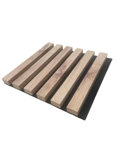 ATYPICKÝ PRODUKT - Akustický panel - DUB WOTAN, MDF + FÓLIA FINISH 3D, ČIERNY akustický podklad FILC, 300 x 285 mm