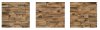 RUSTIK SPLITT WOOD, kombinácia šírok, 5 radov, DUB štiepaný obklad - balenie obsahuje 3 kusy panelov (180 x 180 mm)