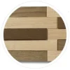 H MINI WOOD, DUB MIX FARIEB, 5 radov, brúsené lamely - balenie obsahuje 2 kusy panelov (650 x 190 mm)