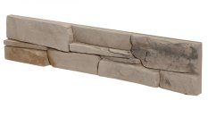 Betonový obklad, Z BETONU, GRENADA 2 - frost, světle šedá, 550 x 117 mm, tloušťka 22-38 mm, 0.32 m2