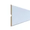 Univerzální lišta - TEXTILOVÁ BÍLÁ 426 V, 2800 x 60 x 4 mm