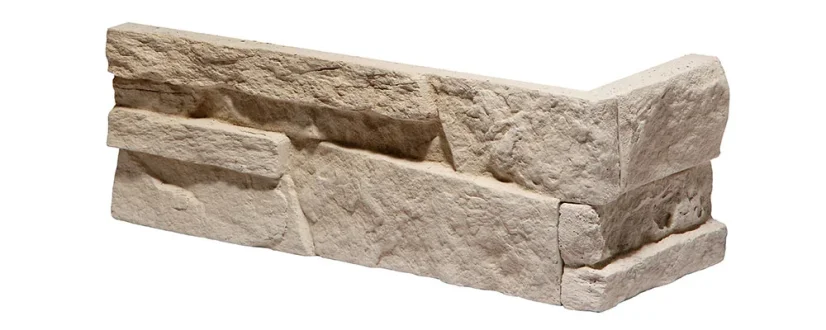 Betonový obklad, ROH, Z BETONU, NEPAL 1, světlá, tloušťka 12-24 mm, 0.43 m2