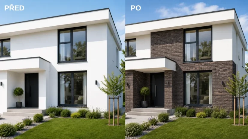 Cihlový obklad, Z BETONU, CAMBRIDGE 16, šedá, 208 x 63 mm, tloušťka 12-18 mm, 0.91 m2