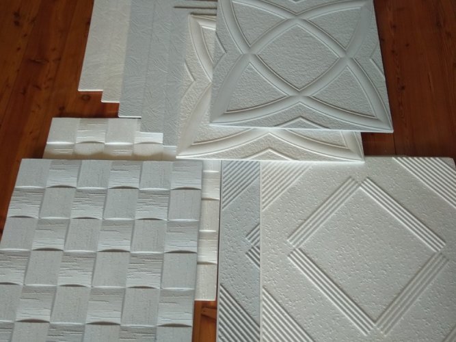 Polystyrenové kazety dekor D13 50x50cm 1kus ražené polystyrenové kazety
