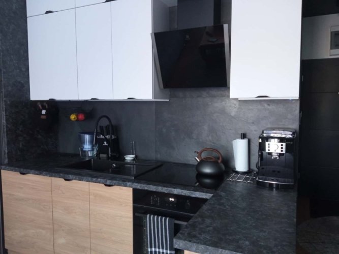 Kamenná dýha - Black Slate, 1220 x 3050 x 3 mm