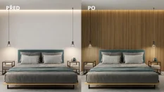 Lamelový panel TANAMI - DUBOVÁ DYHA, 600 x 300 x 11 mm, ČIERNY MDF PANEL