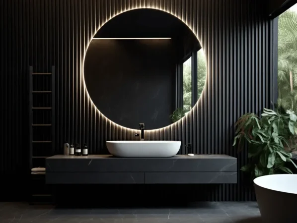 Barevná variabilita obkladů - lamely vhodné k přemalování na černou