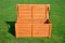 Box na podušky dřevěný 125 x 55 x 45 cm