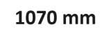 1070 mm