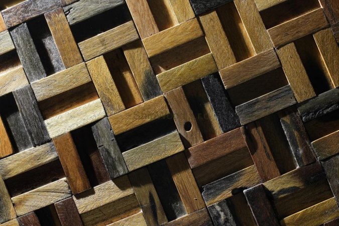 Mozaika z exotického dřeva
