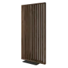 Deliaca lamelová stena s podstavcom - voľne stojaca, 990 x 2005 mm, (MDF), ORECH