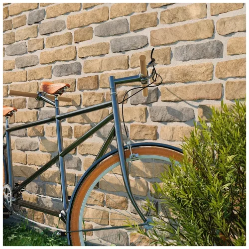 Betonový obklad, Z BETONU, ALZANO 1, světle šedá, 75 x 180 - 360 mm, tloušťka 26-30 mm, 0.58 m2