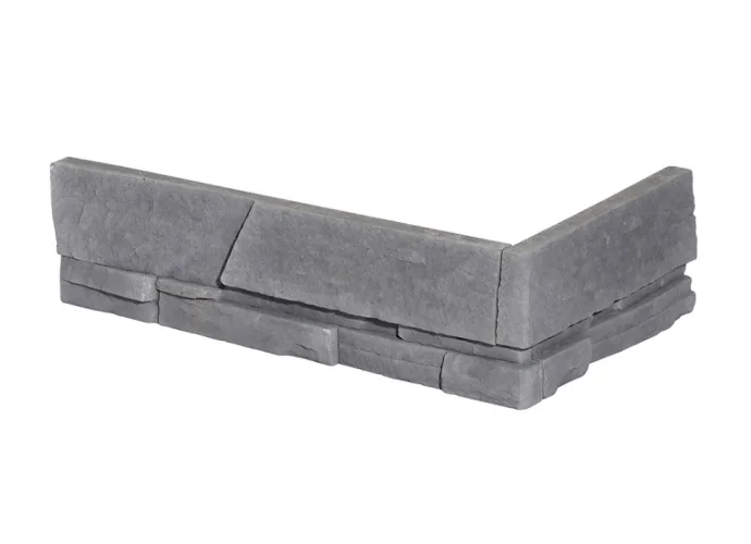 Betónový obklad, ROH, Z BETÓNU, MADERA 2, stredne sivá, 180 x 320 mm, hrúbka 8-23 mm, 0.46 m2