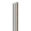 LINEA 3 dřevěné lamely na desce - bílá | dub, 2750 x 176 x 40 mm