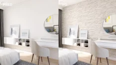 Kamenný obklad, Z BETONU, SANDI 1, béžová, 92 x 200, 330 mm, tloušťka 10 - 22 mm, 0.49 m2 Kamenný obklad, Z BETONU, SANDI 1, béžová, 92 x 200, 330 mm, tloušťka 10 - 22 mm, 0.49 m2