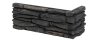 Betonový obklad, ROH, Z BETONU, CALIFORNIA 2 - grey, šedá, 117 - 360 x 150 mm, tloušťka 12-33 mm, 0.43 m2