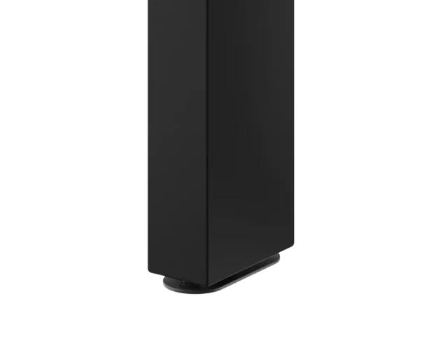 Otočné voľne stojace lamely, ČIERNÁ, 30 x 70 x 2750 mm, MDF + FINISH FOLIE
