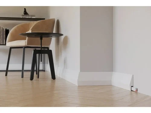 Realizace stropní lišty – Originální použití na podlaze