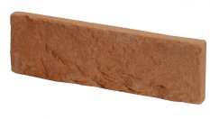 Cihlový obklad, Z BETONU, COUNTRY 615, hnědá, 205 x 62 mm, tloušťka 14-17 mm, 1 m2