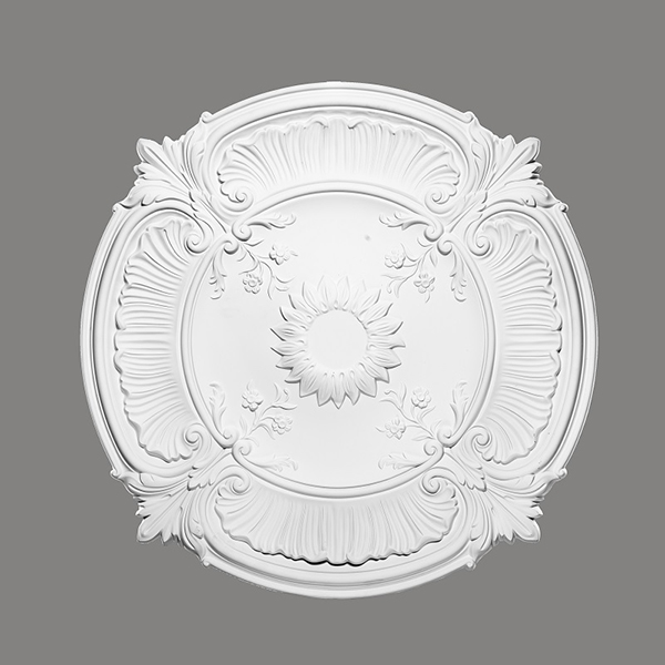 Rozeta - průměr 752 mm, hloubka 40 mm, maximální šířka řezaného otvoru 80 mm