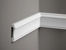 Nástenná lišta – HLADKÁ, tvrdý plast PolyForce (HD Polymér), základný biely náter (pretierateľný), 73 x 23 x 2000 mm Nástenná lišta – HLADKÁ, tvrdý plast PolyForce (HD Polymér), základný biely náter (pretierateľný), 73 x 23 x 2000 mm