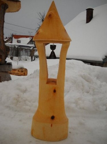 Zvonička 25 dřevořezba 120 cm