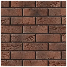 VZOREK - Cihlový obklad, Z BETONU, DALLAS 1, tmavě červená, 215 x 72 mm, tloušťka 21-22 mm