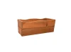Truhlík 44 / 64 cm - zelený, hnedý, prírodný - Farba: Stredne hnedá, Rozmer: 170 x 440 x 220 mm