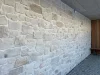 Kamenný obklad, Z BETONU, MIX Carrara, světle šedá, 150 – 500 x 100 – 300 mm, tloušťka 20 - 60 mm, 1 m2