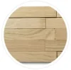 H MINI WOOD, DUB PRÍRODNÝ, 5 radov, brúsené lamely - balenie obsahuje 2 kusy panelov (650 x 190 mm)