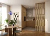 Dělící příčka JAPANDI, 520-2720 x 1800-2750 mm, (MDF), DUB WOTAN