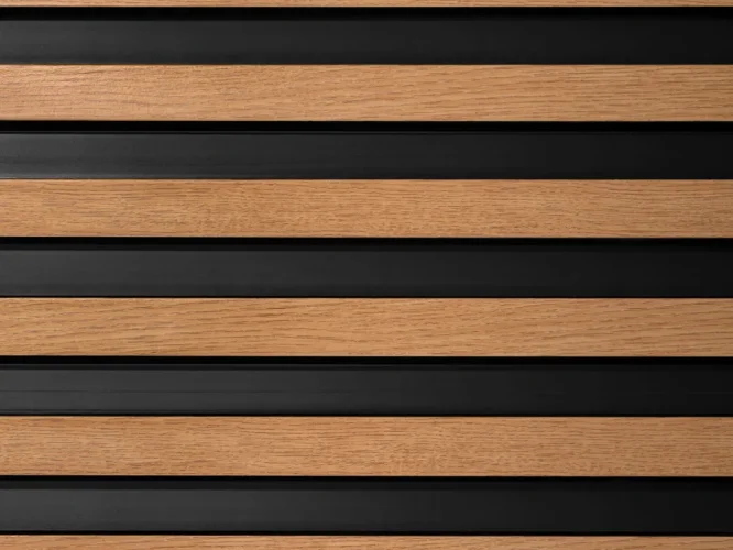 Obklad z polymeru do vlhkých prosotr s dekorem dubu klasického