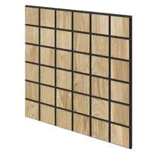 Akustický panel - 600 x 600 mm, DUBOVÁ DYHA